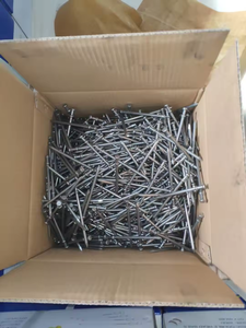 Clous en <span class=keywords><strong>fer</strong></span> courants, lisses/cannelés, revêtement en flocons de zinc, pointe diamantée, 1 kg par boîte, 25 kg par carton, fourniture directe usine Chine - Product Image 3