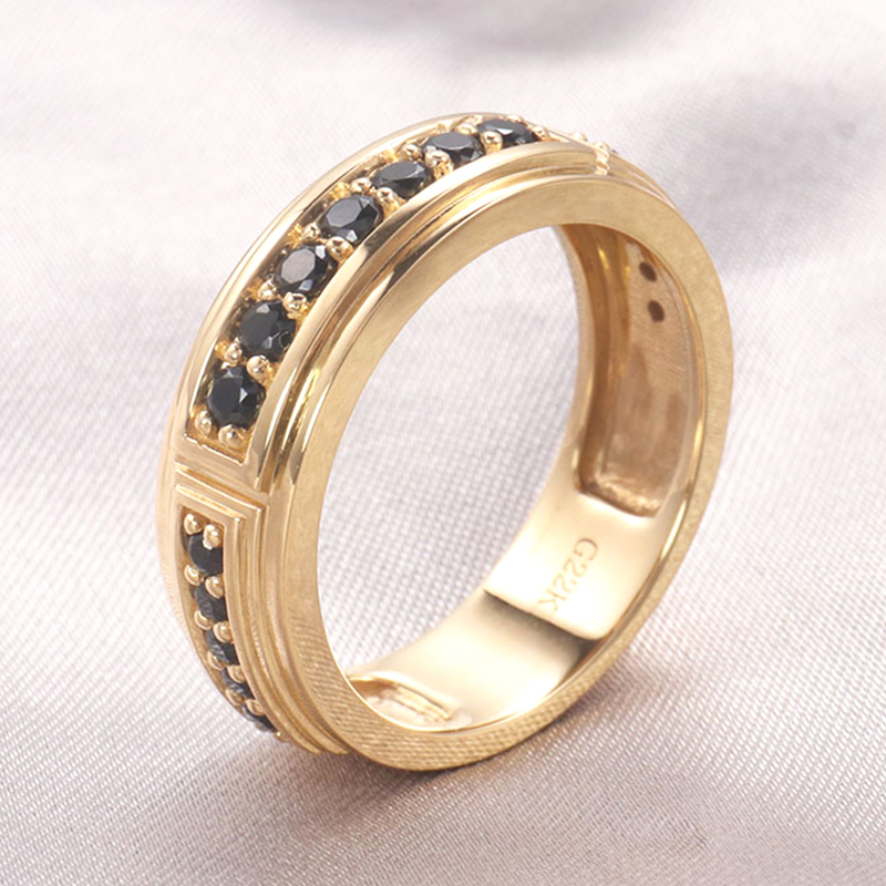 แหวนมอยซาไนต์ทองแท้ 20k