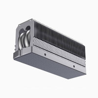 COOLLEO CL-V2 Radiator Hard Disk SSD M.2 Aluminium Berkinerja Tinggi 2280 Solid State dengan Bantalan Karet Ganda dan Pipa Pendingin