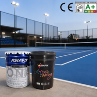 Peinture acrylique pour sols extérieurs résistante à l'usure, antidérapante, imperméable et protectrice contre le soleil pour les terrains de basket-ball