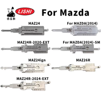 Herramienta de Cerrajería Lishi 2 en 1 MAZ24 para MAZDA2014 MAZ24-2020 MAZ24 para Mazda2 Mazda3 Mazda5 Mazda6 Mazda8, Herramienta de Decodificación de Cerraduras
