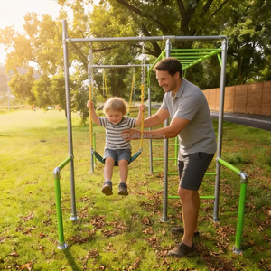 Barras de Acero Resistentes Zoshine <span class=keywords><strong>para</strong></span> <span class=keywords><strong>Ejercicio</strong></span> al Aire Libre, <span class=keywords><strong>para</strong></span> Jardín, Casa, Parque Infantil, <span class=keywords><strong>Parques</strong></span> de Trampolín, Equipo de <span class=keywords><strong>Ejercicio</strong></span> <span class=keywords><strong>para</strong></span> Adultos - Product Image 1