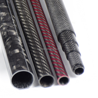 15mm Carbon Fiber Buisconnector Vierkante Buis Op Maat Gemaakt Carbon Fiber Telescopische Buis 3K Carbon Fiber Buis Te Koop Buisfitting