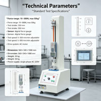 Testeur de traction verticale léger 30 kg, facile à utiliser pour les laboratoires de recherche universitaires