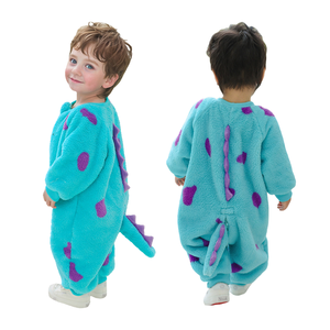 Mono de Franela con Cremallera para Bebés y Niños Pequeños, Diseño 3D de Animales, Traje de Monstruo, Ropa de Navidad, Mono de Invierno, Unisex, Lindo, Venta al por Mayor - Product Image 2