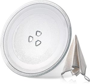 9.6" / 24.5cm <strong>Microwave</strong> Plate Replacement - Fits Virtually All <strong>Small</strong> <strong>Microwaves</strong> - <strong>Microwave</strong> Glass Plate - Product Image 1