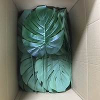 Feuilles de palmier artificielles décoratives de 60-67 cm, feuilles de bananier Monstera