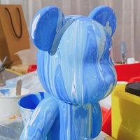 2023 nouvelle brique fluide en PVC souple ours mignon ours en brique fluide pour enfants et adultes