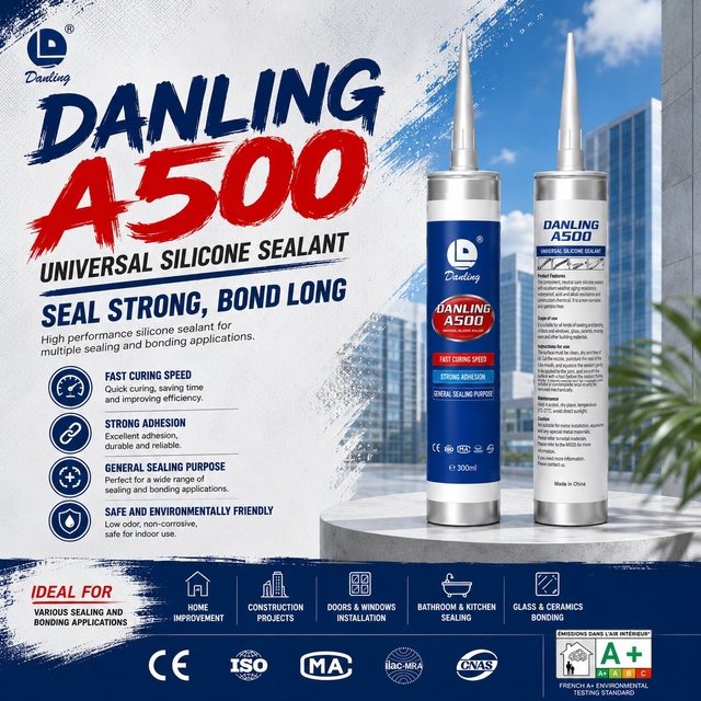 Multipurpose Neutral Silicone Sealant No Corrosion Waterproof Joint Sealing Glass Glue