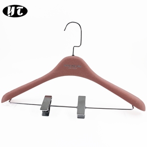 Di alta classe di velluto viola <span class=keywords><strong>abiti</strong></span> e <span class=keywords><strong>abiti</strong></span> da sposa vestiti di plastica gancio con logo argento - Product Image 3