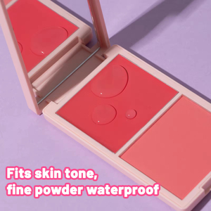Fournisseurs de produits cosmétiques en gros sous marque privée en stock : Fard à joues crème végétalien mono-palette - Product Image 3