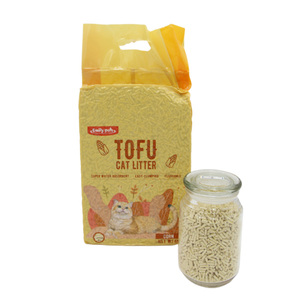 Dropshipping Date Offre Spéciale animal litière pour chat fabricant Fournisseurs d'usine pas cher prix bande Meilleur Agglutination Jetables Dans Les Toilettes tofu chat li - Product Image 5