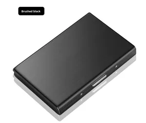 Bán buôn mới xách tay chống trộm chống degaussing thép không gỉ chủ thẻ kinh doanh nhỏ gọn thẻ RFID trường hợp <span class=keywords><strong>Clip</strong></span> thẻ kim loại - Product Image 6