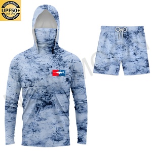 Camiseta de Pesca de Manga Larga con Protección UV UPF 50+ Personalizada, Camiseta de Secado Rápido para Hombre, Sudadera con Capucha de Camuflaje para Pesca - Product Image 2