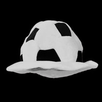 Casquette de football SOLPOP personnalisée en forme de ballon, drôle et amusante, pour événements sportifs, costumes de fans, fournitures de fête, accessoire de cosplay