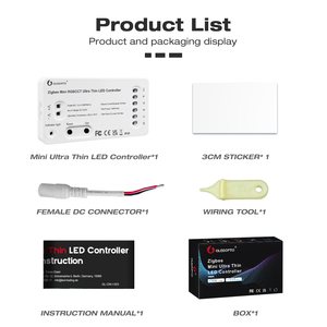 Contrôleur LED intelligent <span class=keywords><strong>Mini</strong></span> Pro GLEDOPTO Alexa Zigbee <span class=keywords><strong>3</strong></span>.0 Monochrome CCT RGBW RGBWW pour éclairage LED - Product Image 5