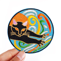 Support personnalisation Logo 3d patchs gaufrés 3d patchs souples vêtements étiquettes de vêtement tissu patch de broderie