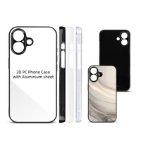 Nouveau 2D PC plaque d'aluminium blanc Sublimation étuis pour téléphone portable pour iPhone 13 12 11 Promax XR XS MAX accessoires en gros