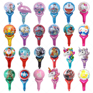 Giry Christmas serie Stick Foil palloncino di Babbo Natale Globos palloncino per bambini giocattoli <span class=keywords><strong>a</strong></span> mano che tengono palloncini - Product Image 1