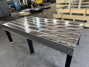 อุปกรณ์เชื่อมเหล็ก Q355 รุ่นใหม่ โต๊ะเชื่อมแบบปรับได้สำหรับงานบัดกรี 3 มิติ พร้อมพื้นผิวเคลือบไนไตรด์ - Product Image 5