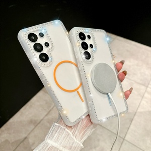 เคสโทรศัพท์แฟชั่นแวววาวกรอบเพชรโปร่งใสสำหรับ Samsung S25 S24 S23อัลตร้าพลัส A15 A16มือถือส่วนบุคคล - Product Image 3