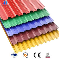 Tôles de Toiture Ondulées Colorées, Tôles de Toiture Galvanisées, Tôles d'Acier Prélaqué 0,6 mm, Tôles Ondulées en Acier Prélaqué