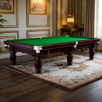 Table de billard russe professionnelle 9FT Pro Tournament INVUI personnalisable en bois massif avec surface en ardoise et coussinets en mousse haute densité - Yinghui Sports