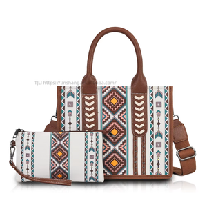 Bolso Tote Impermeable de Gran Capacidad para Mujer, Estilo Bohemio Vintage, Multifuncional, con Cierre, Marca Tanjing - Product Image 1