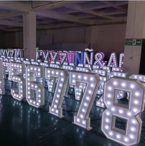 Grosir baja tahan karat besar <span class=keywords><strong>3</strong></span>-6 kaki nomor lampu tenda Led 18 "untuk acara pesta ulang tahun dalam ruangan/kantor/toko ritel-Air - Product Image 6