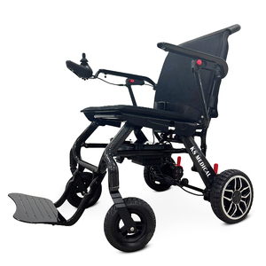 Fauteuil roulant électrique intelligent tout-terrain KSM-607, léger, pliable, avec commande par joystick, motorisé, en fibre de carbone - Product Image 1