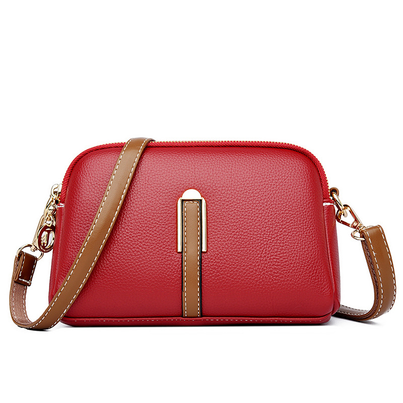 Classic Simplicity Women Shoulder Bag - High Quality Leather