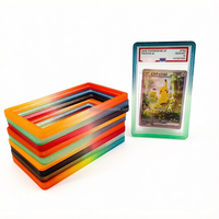 Cadre de protection antichoc en TPU pour cartes gradées avec protection des bords arrière ouverts pour cartes PSA