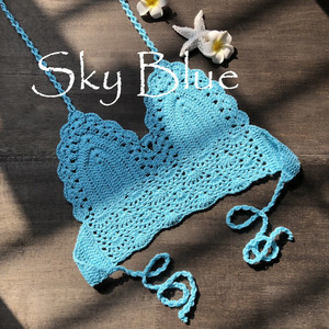 2021 nuovo Bikini Triangolo Top Donna Scava Fuori Il <span class=keywords><strong>Costume</strong></span> Da Bagno Crochet <span class=keywords><strong>Nero</strong></span> Top Bikini Sexy di Nuoto <span class=keywords><strong>Reggiseno</strong></span> Femmina di Grandi Dimensioni Costumi Da Bagno - Product Image 3