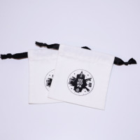 Sacs à poussière en toile de coton biologique avec cordon, personnalisables, écologiques, recyclables, avec impression de logo, vente en gros
