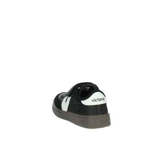 Baskets pour enfants Victoria, blanc et noir, 1256100, chaussures en toile tendance - Product Image 2