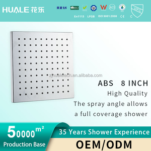 1F670 <span class=keywords><strong>8</strong></span>-дюймовая современная пластиковая квадратная насадка для душа - Product Image 3