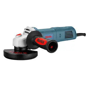 Ronix 3113 mini moedor de ângulo elétrico, 115mm, ferramentas manuais profissionais, conjunto de 220v, 12000rpm, poderoso, máquina de moedor de ângulo