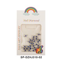 Décorations d'ongles en forme de croix scintillantes - Ensemble de 8 breloques métalliques assorties pour ongles, bijoux en diamant 3D pour ongles pour salon et manucure à domicile