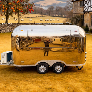 Camions de restauration mobiles, <span class=keywords><strong>remorque</strong></span> de cuisine mobile robuste, <span class=keywords><strong>remorque</strong></span> de restauration rapide, chariot de <span class=keywords><strong>moto</strong></span> de restauration avec cuisine complète - Product Image 2