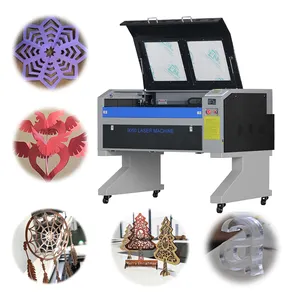 Schlussverkauf CNC 6090 4060 Lasergravur-Schneidemaschine CO2 Lasergravierer für Holz Papier Acryl