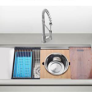 อ่างล้างจานแบบติดตั้งบนเคาน์เตอร์ ปลอดภัย ถูกสุขอนามัย ใช้งานได้ยาวนาน ติดตั้งง่าย เหมาะสำหรับการปรับปรุงบ้าน - Product Image 1