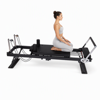 FAPRE Reformer de Pilates Personnalisé et Durable, Lit de Reformer Portable avec Résistance à Ressort pour Studio et Rééducation
