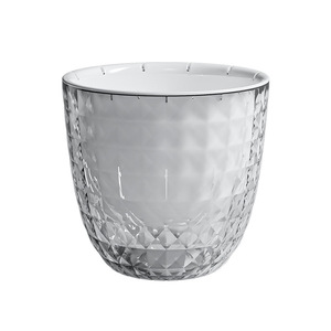 Pot de fleurs transparent en plastique pour bureau, auto-arrosant, pour hydroponie et culture aquatique, fabriqué par moulage par injection - Product Image 4