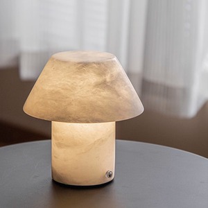 Spanish Marble Table <b>Lamp</b> Led <b>Touch</b> Control Cordless Battery Powered Ambient Lighting Designer Style Bedroom <b>Bedside</b> - Product Image 5