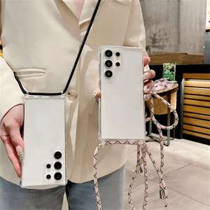 Coque transparente antichoc intégrée en TPU pour <span class=keywords><strong>Samsung</strong></span> S26 Ultra, compatible S24 S25 A15 A56, avec passant de ceinture - Product Image 2