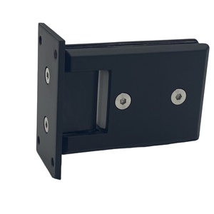 Utilisez du verre trempé monolithique pour tenir ouvert à 90 degrés Charnière <span class=keywords><strong>de</strong></span> porte en verre <span class=keywords><strong>de</strong></span> douche noir mat - Product Image 3