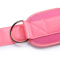 LS0132 Sangle de sécurité pour machine à câble avec anneau en D et sangles de cheville, personnalisable avec logo, pour la gym et le fitness, impression disponible