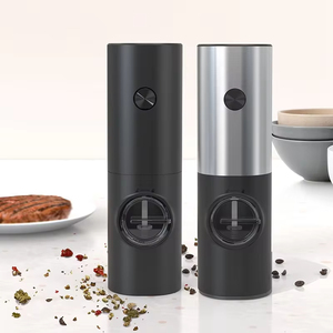 Moulin à sel et poivre automatique rechargeable à piles avec réglage de la grosseur, gadget de cuisine en gros - Product Image 2