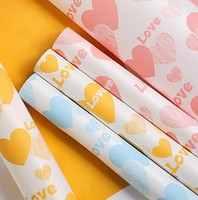 Emballage pour fleurs DIY, papier épais imperméable de style européen, matériaux pour l'art floral destinés aux fleuristes