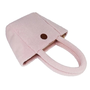 Sac fourre-tout classique en coton et polyester doublé, anti-vol RFID, avec fermeture éclair, décontracté, élégant et portable, pour filles, sac à main doux - Product Image 5
